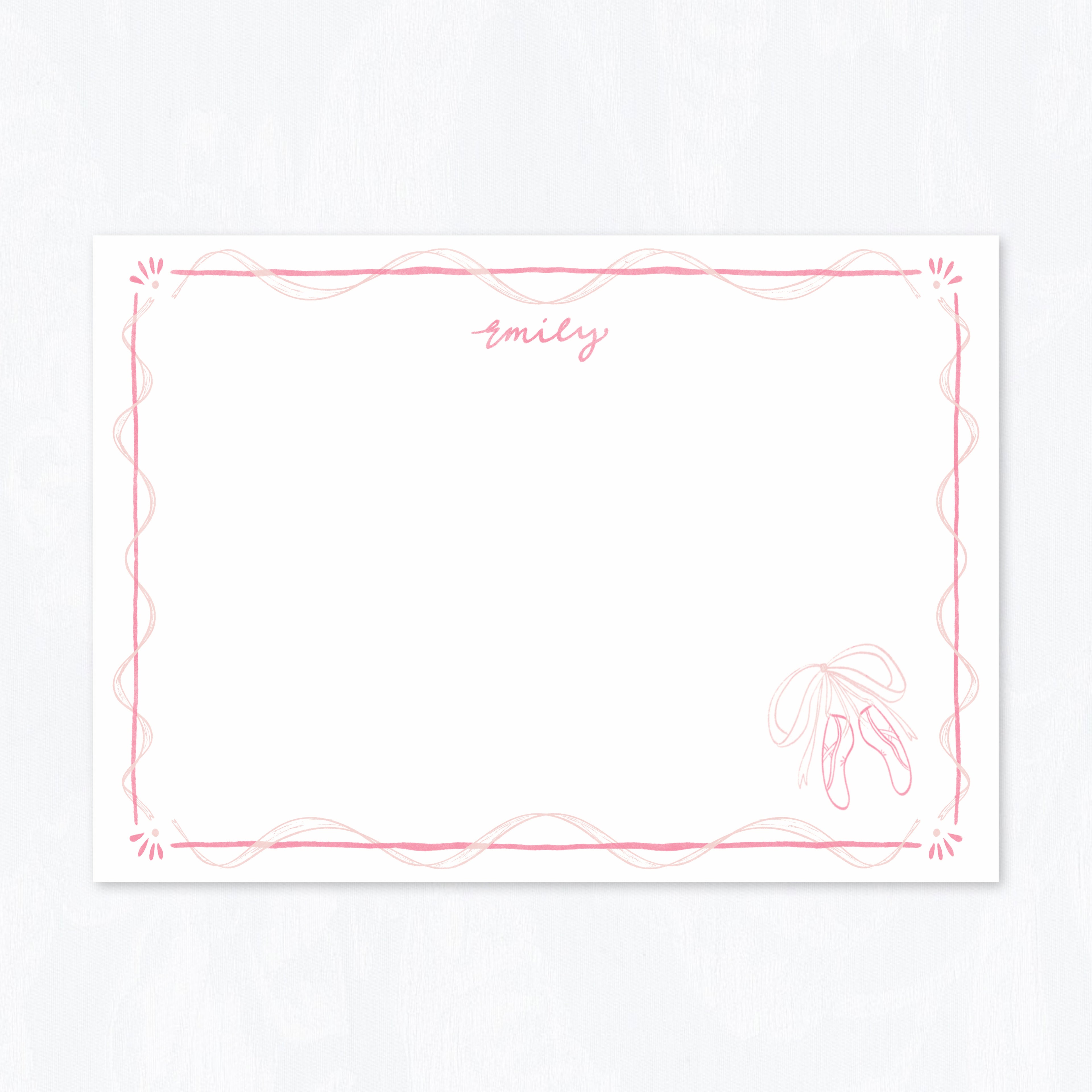 Ballerina Stationery Set