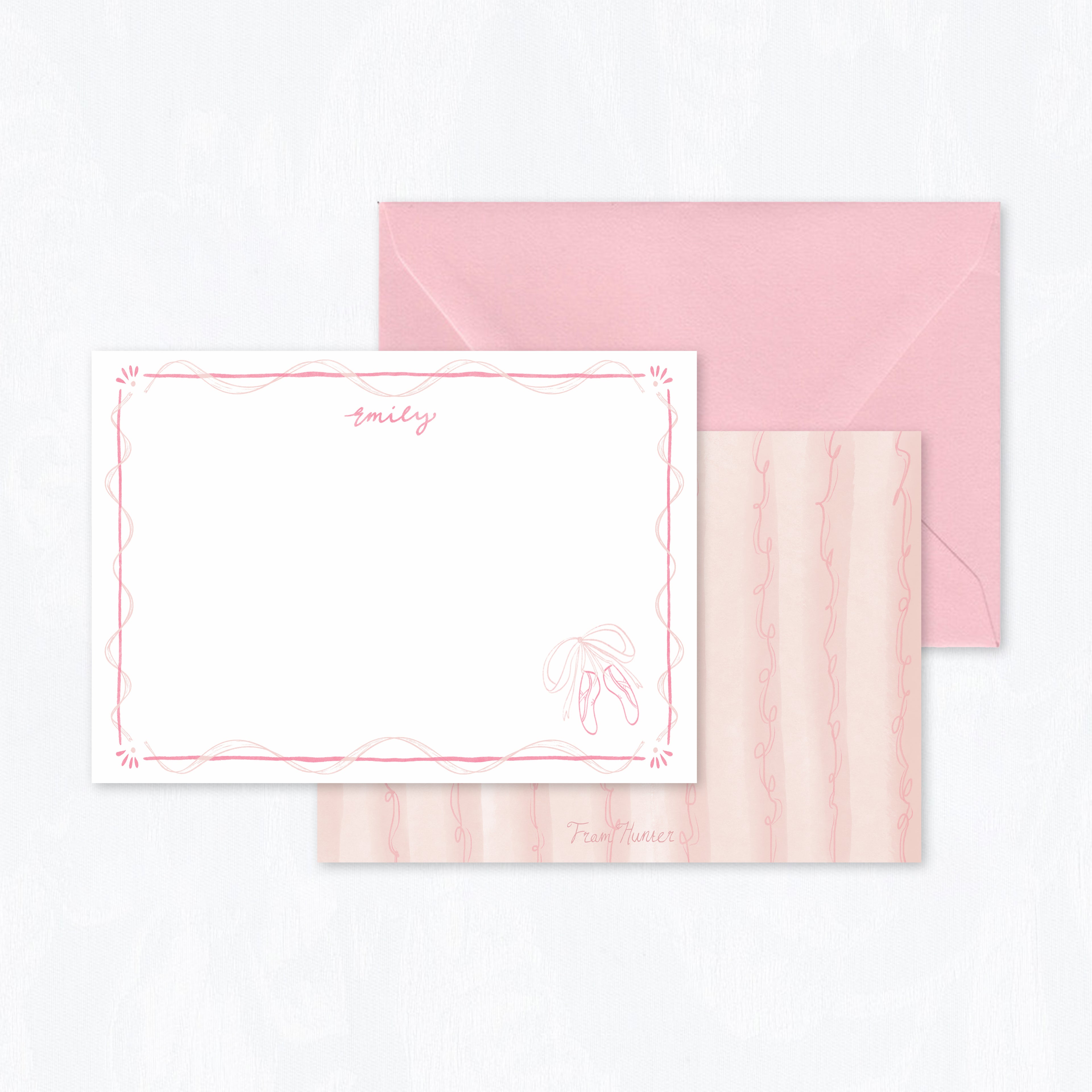 Ballerina Stationery Set