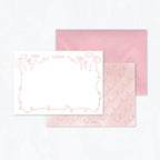Ribbon + Bows Stationery Set