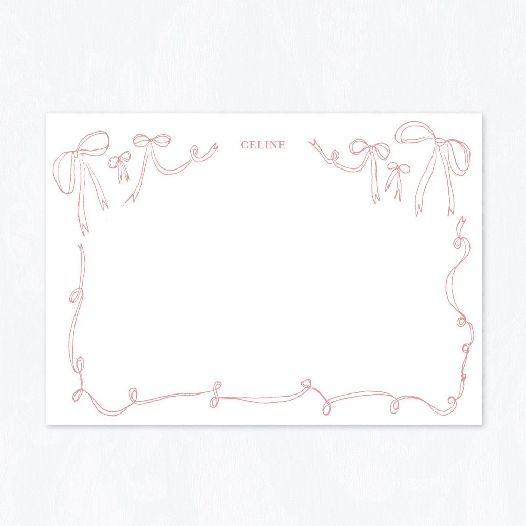 Ribbon + Bows Stationery Set