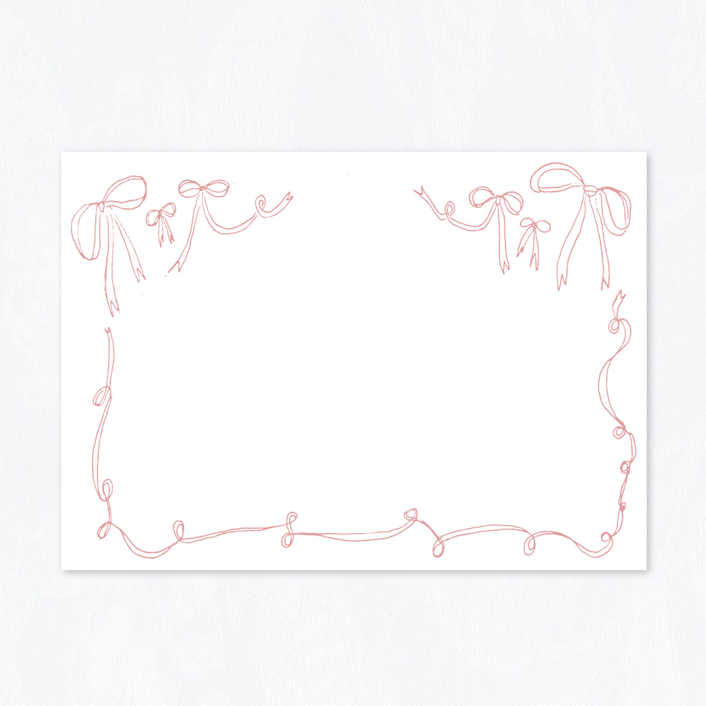 Ribbon + Bows Stationery Set