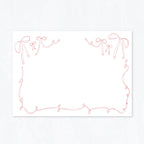 Ribbon + Bows Stationery Set