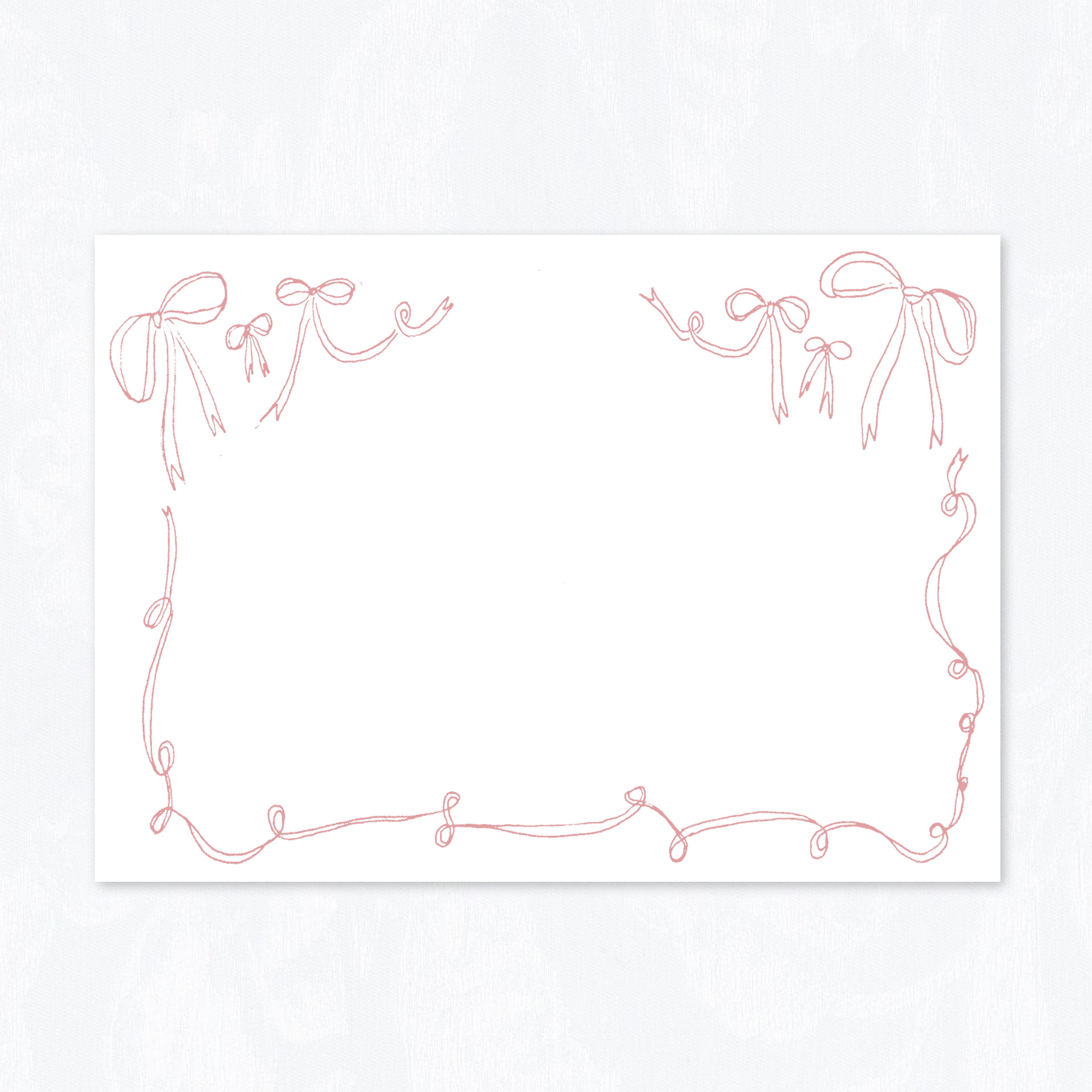 Ribbon + Bows Stationery Set