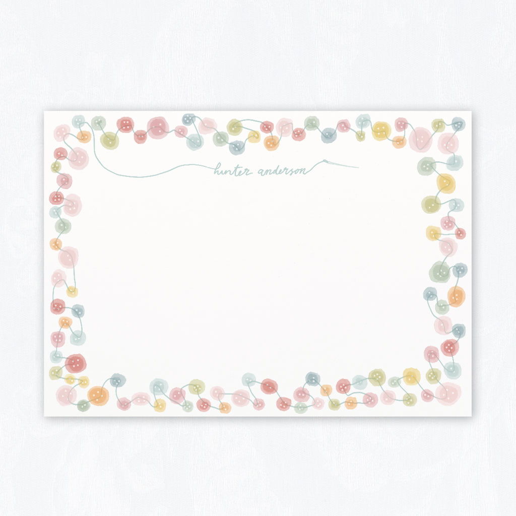 Buttons Stationery Set