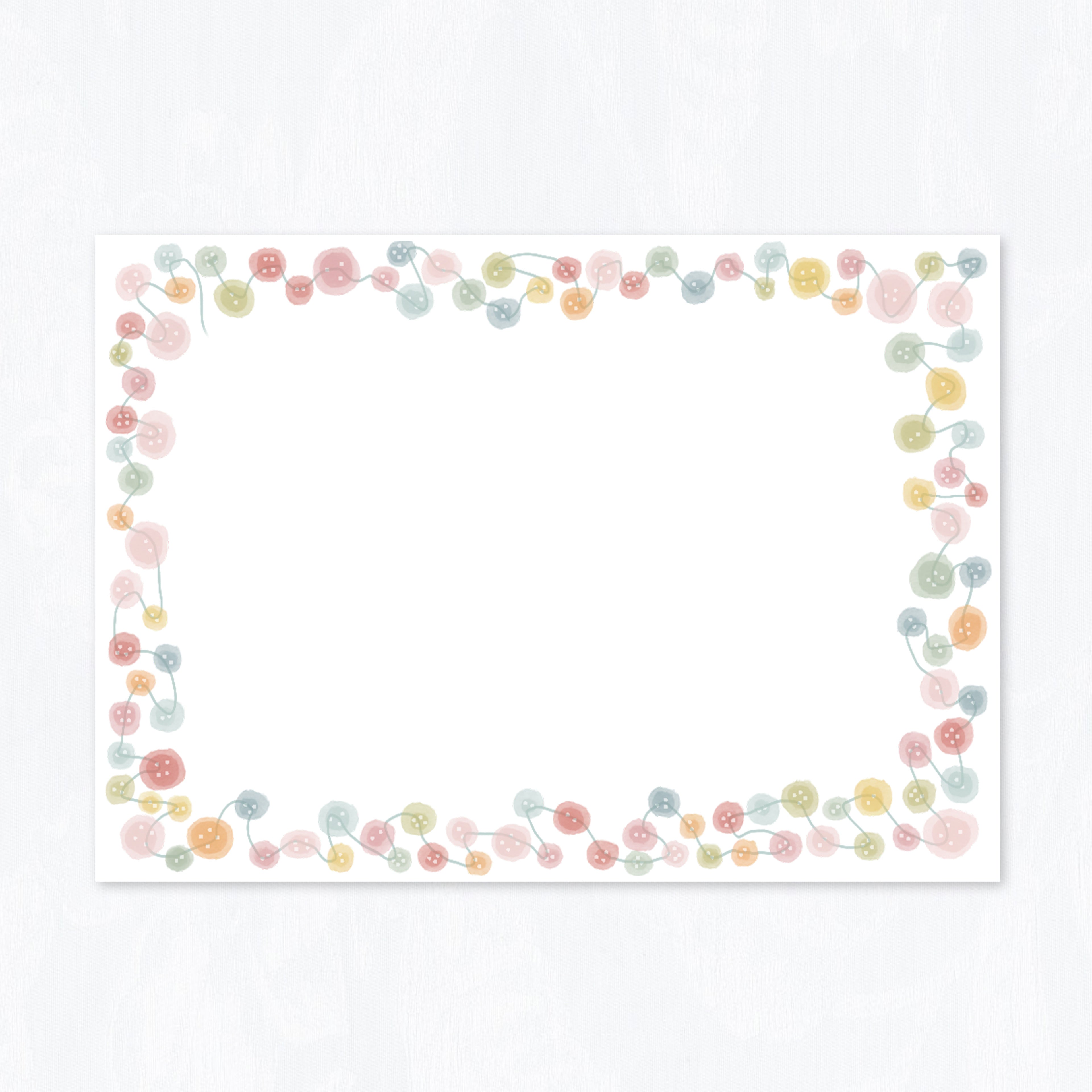 Buttons Stationery Set
