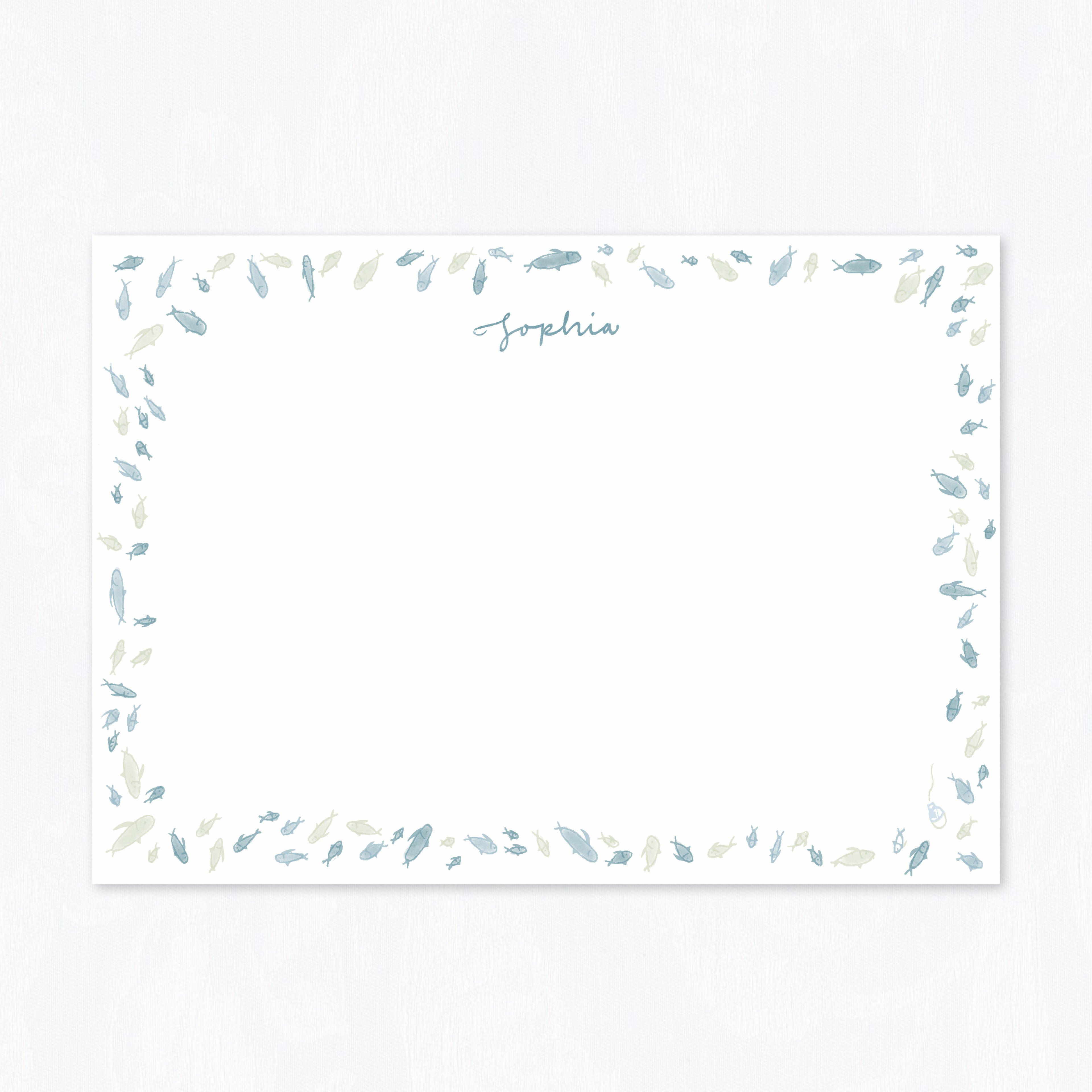 School of Fish Stationery Set
