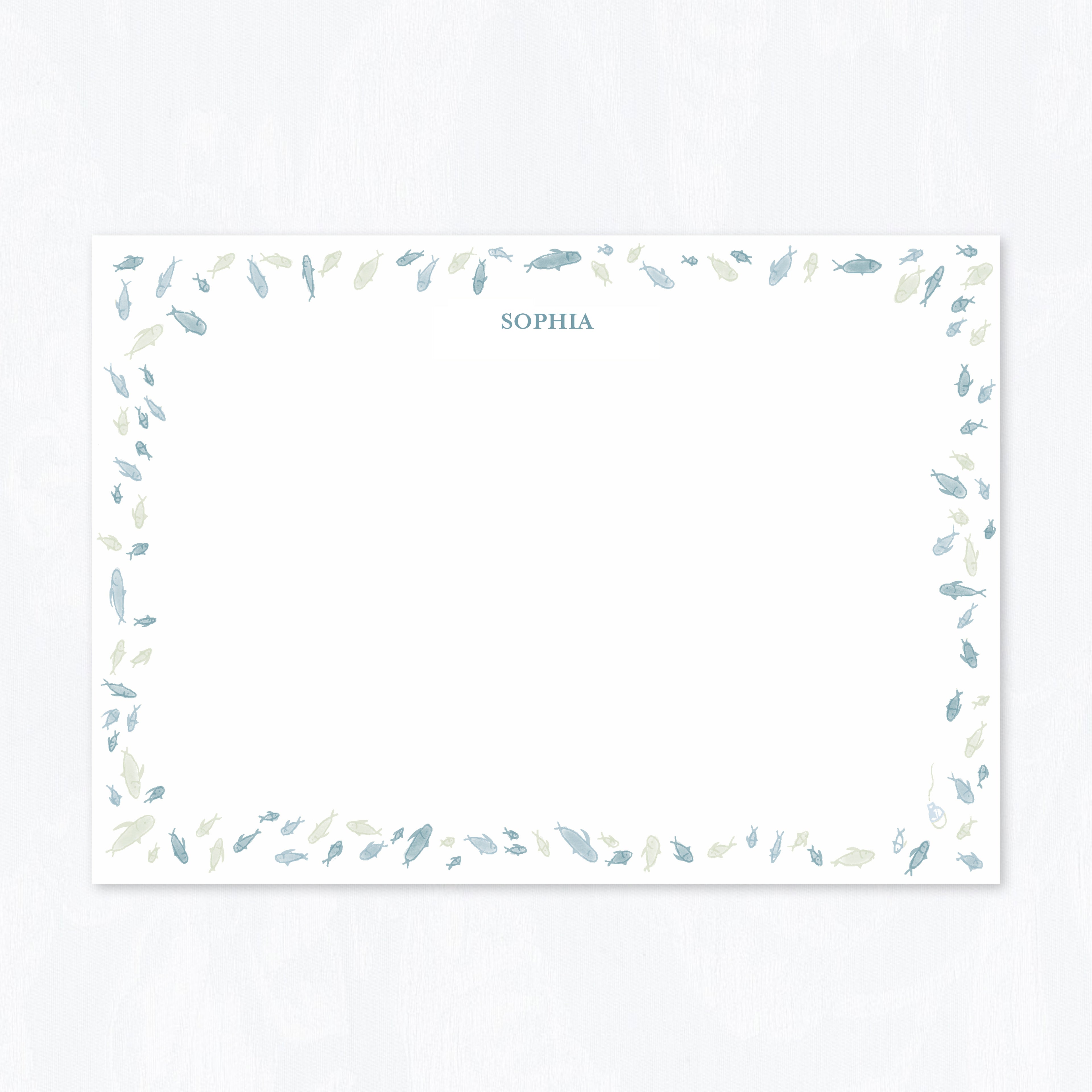 School of Fish Stationery Set