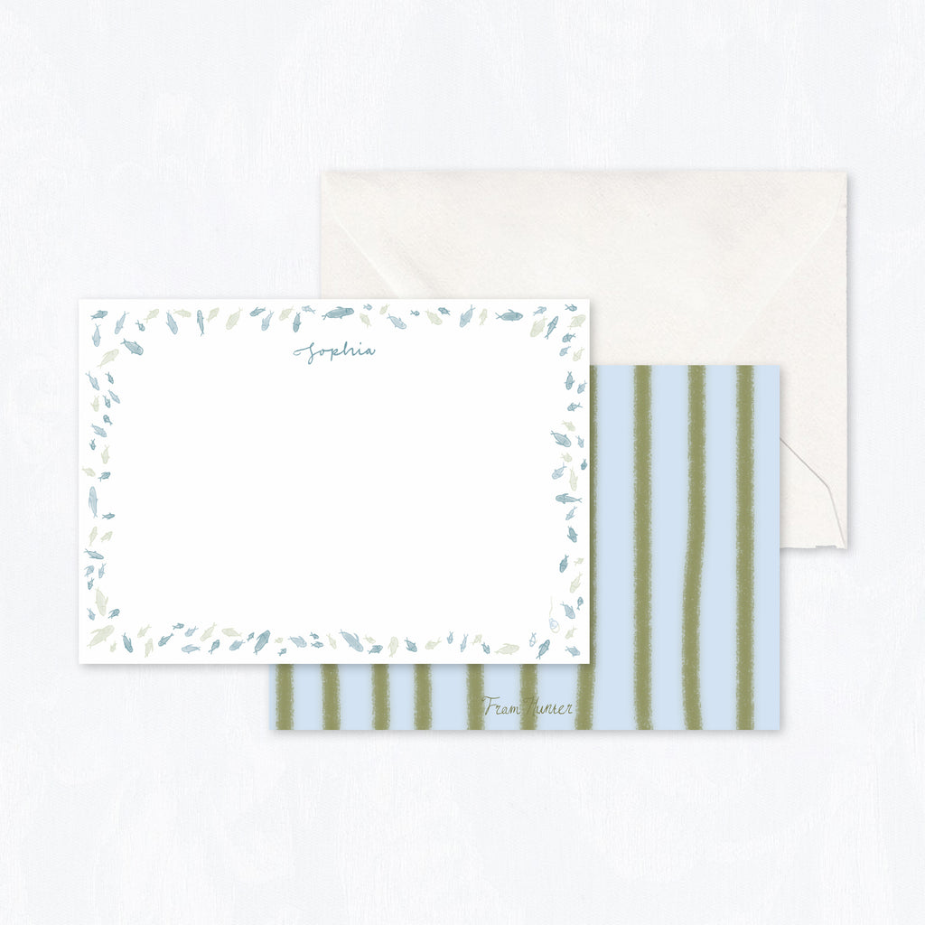 School of Fish Stationery Set