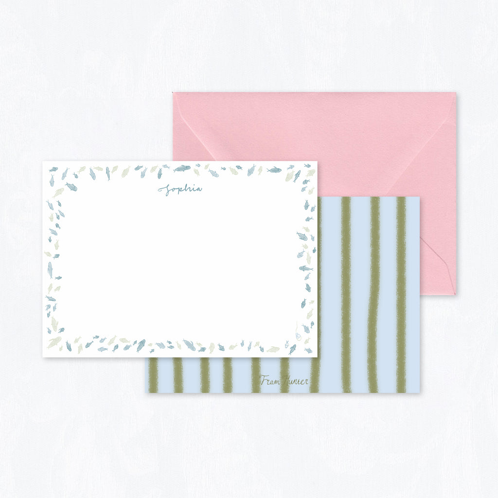 School of Fish Stationery Set