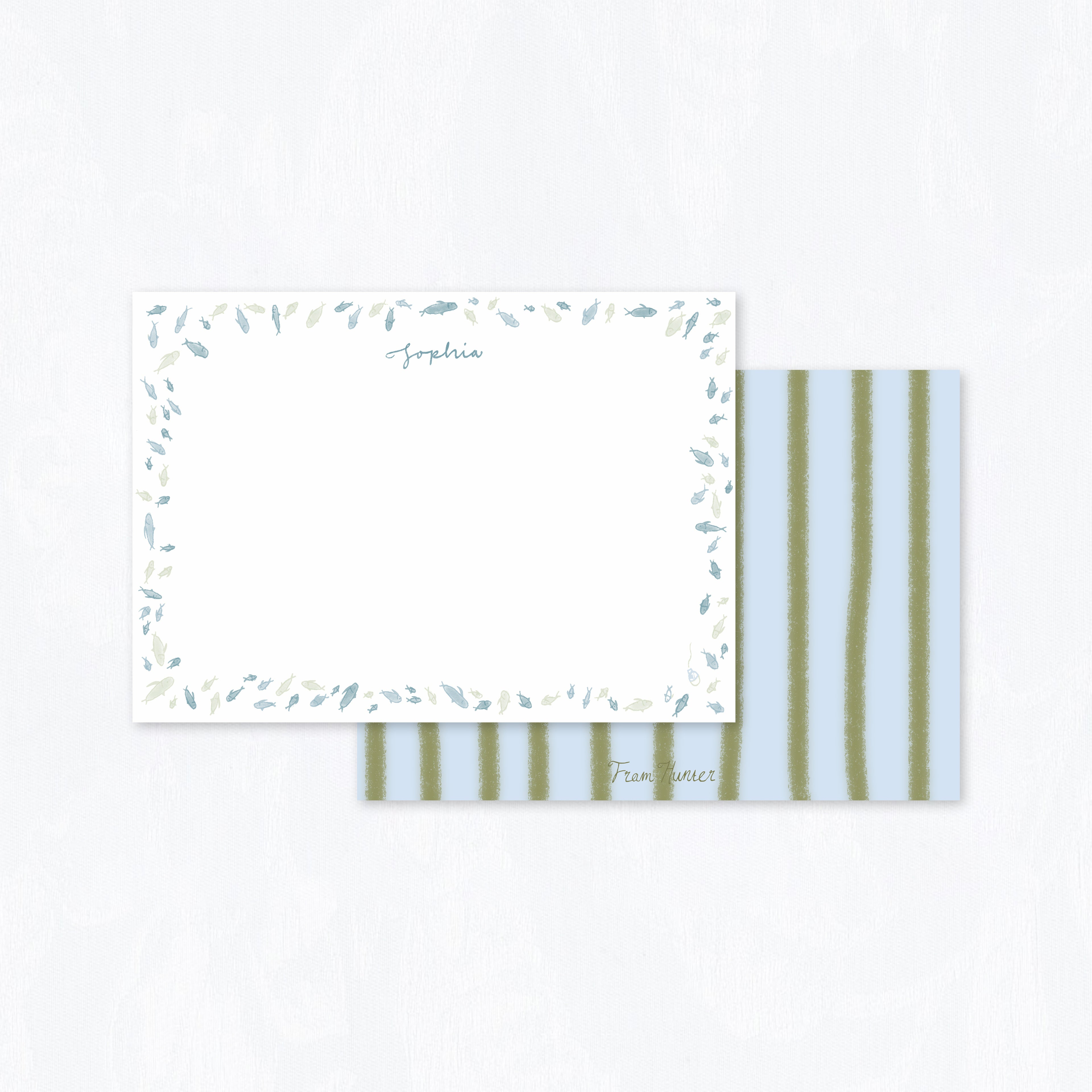 School of Fish Stationery Set