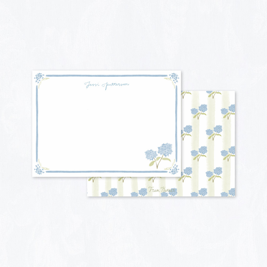 Hydrangea Stationery Set