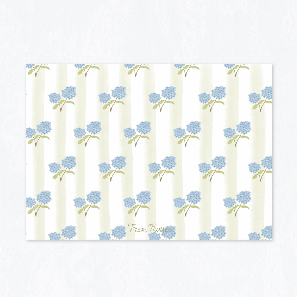Hydrangea Stationery Set