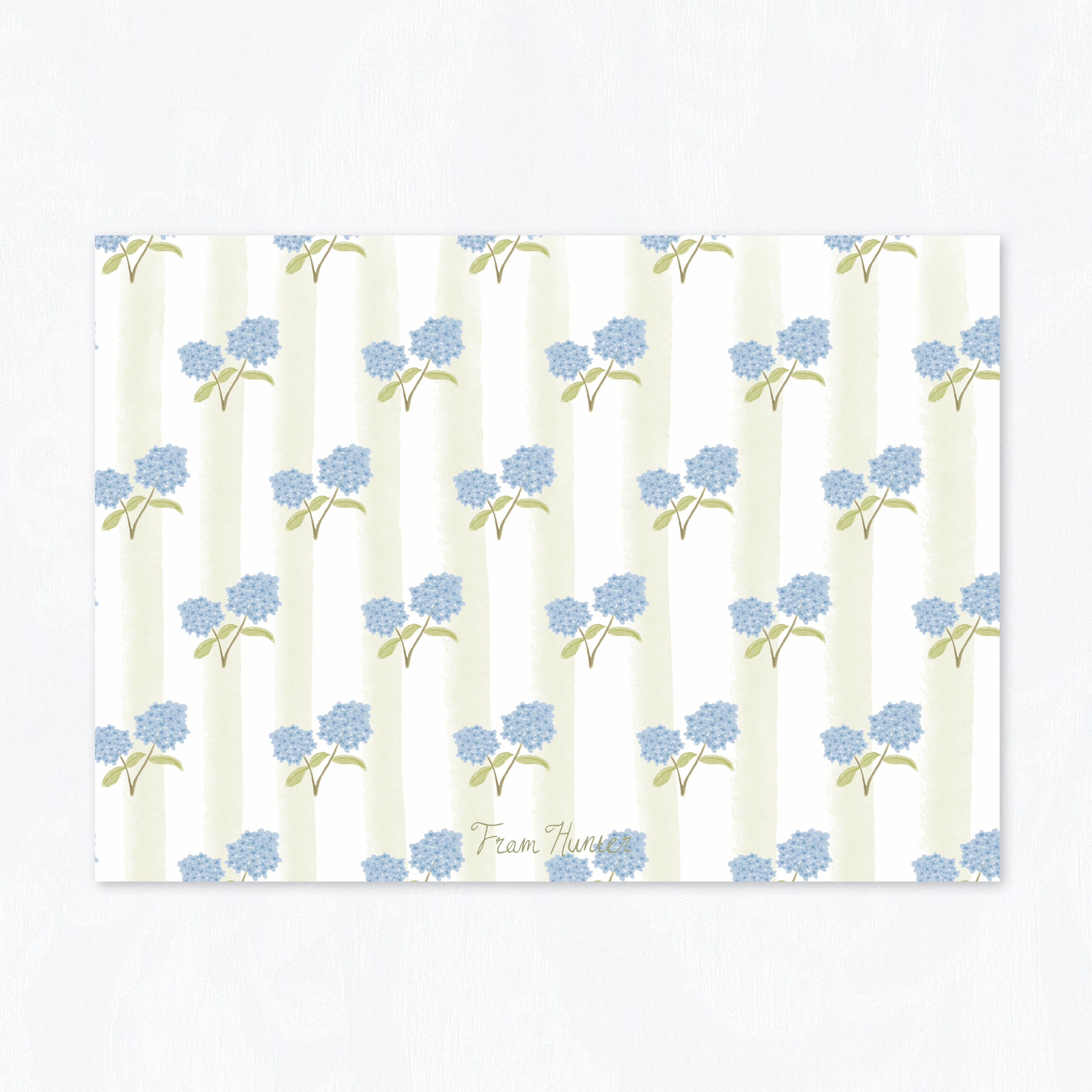 Hydrangea Stationery Set