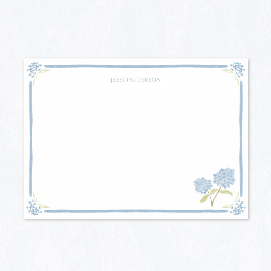 Hydrangea Stationery Set