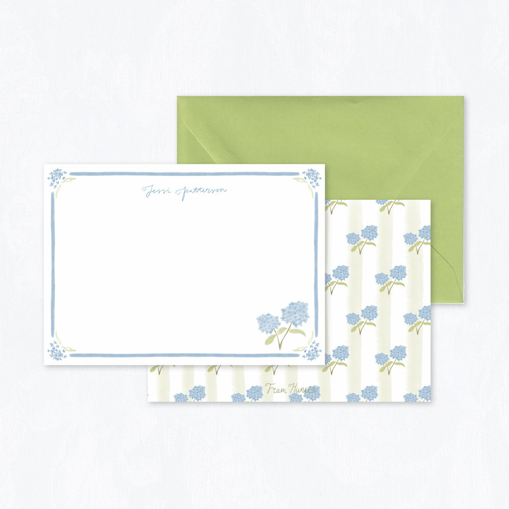 Hydrangea Stationery Set