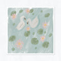 Swans + Lilypads Print