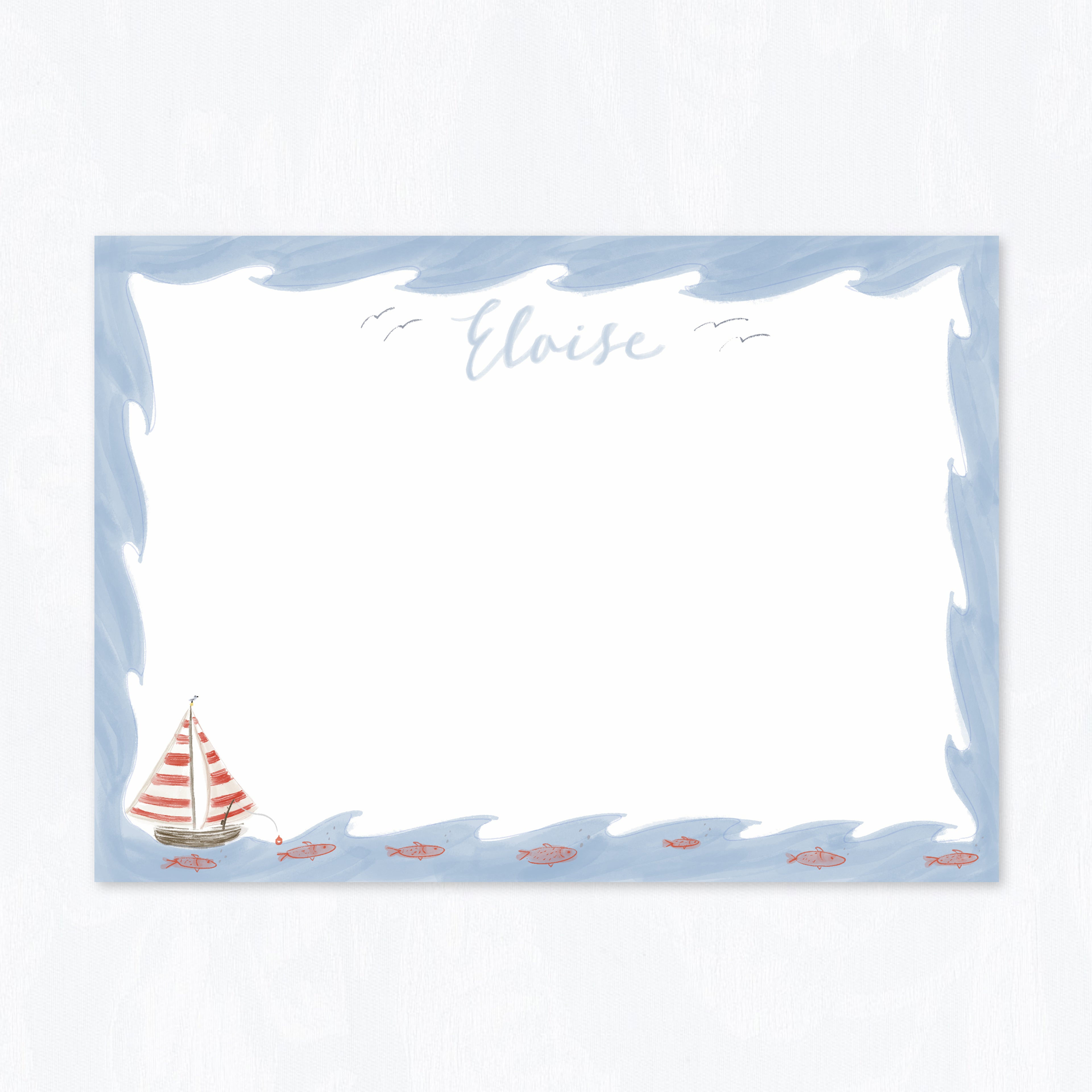 In the Waves Stationery Set