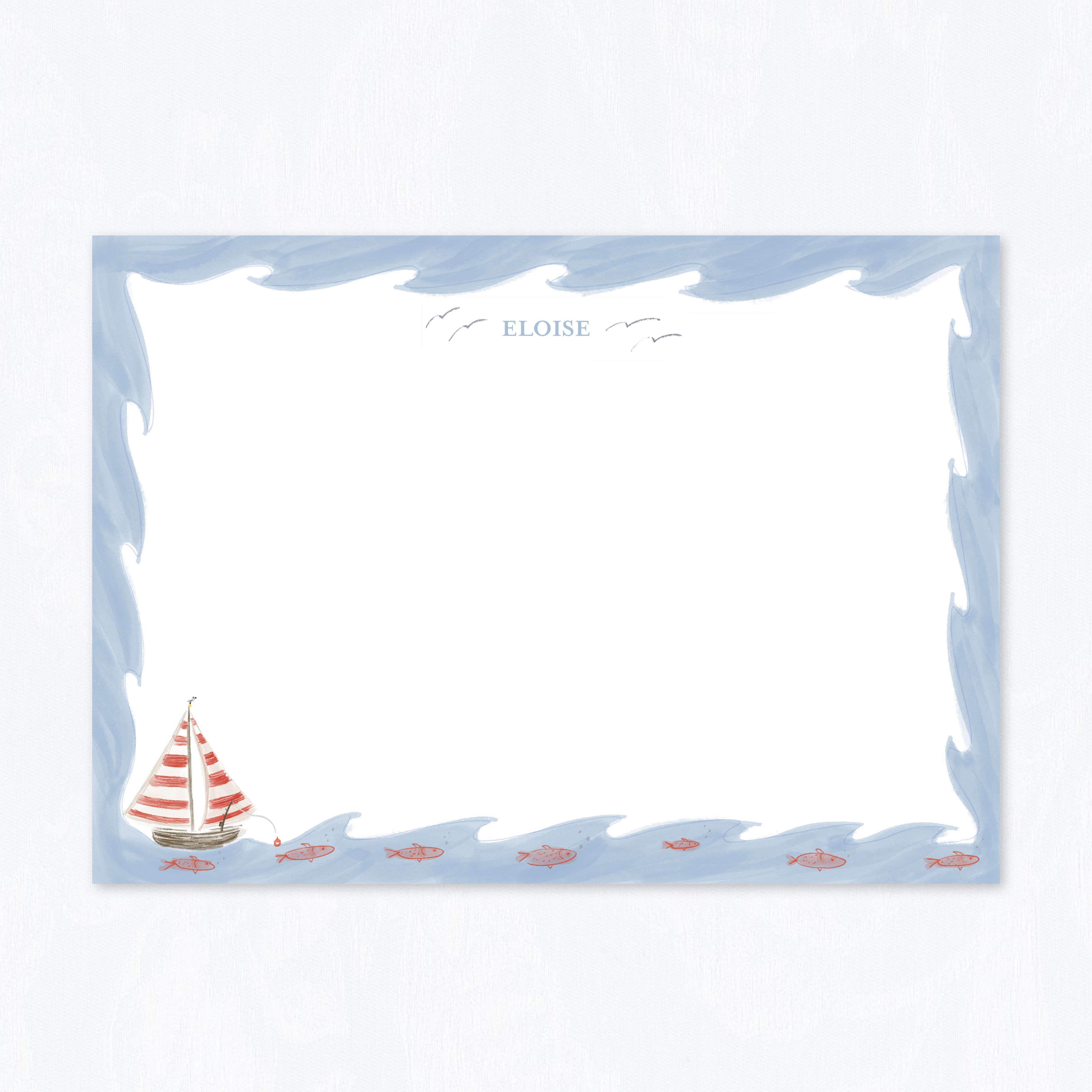 In the Waves Stationery Set
